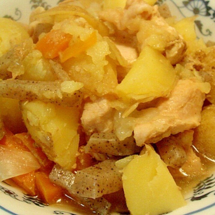 鶏肉じゃが　生姜風味